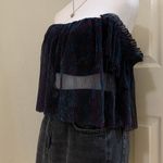 Urban Outfitters UO Pleated Shimmer Off-The-Shoulder Top Photo 2