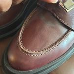 Giuseppe Zanotti Malick Women’s Brown/ Burgundy Leather Loafers Photo 2