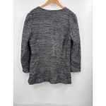 Coldwater Creek  Jacket Womens Large Gray Wool Blend Lined Button Front Swing Photo 6