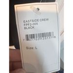 Fundamental Performance Women’s Eastside Crew Neck Sweatshirt L Black Raw Hem Size L Photo 7