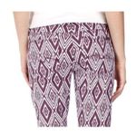 7 For All Mankind Cropped Gwenevere JEANS Womens 27 Plum IKAT Print Ankle Skinny Photo 2