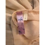 Alya  sheer boho embroidered top size medium Photo 7