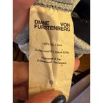 Diane Von Furstenberg  Romper Women 2 Navy Blue White Silk Polka Dot V Neck Wrap‎ Photo 7