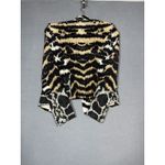 Roberto Cavalli NEW- NWOT Silk Blazer Jacket 38 Animal Print Snake Tiger Photo 7