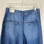 Free People  Equinox Denim Trousers Lake Life Blue 29 Wide Leg Jeans Slouchy Photo 6