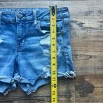 American Eagle  Womens Super Low Shortie Super Stretch Distressed Shorts Size 10 Photo 4