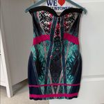 Wow Couture  Colorful Printed Bandage Bodycon Strapless Dress Photo 0