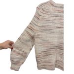 Madewell Space-Dyed Canton Pullover Crew Neck Sweater Size Medium Cozy Preppy Photo 8