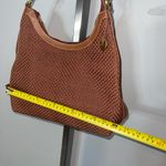The Sak brown woven hobo shoulder bag tote purse EUC Photo 7