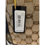 Bebe  Monogram Satchel Handbag Braided Top Handle Crossbody Bag Photo 2
