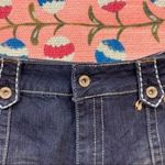 Kiss Therapy Stretch Dark Wash Denim Shorts Blue Size 18 Photo 1