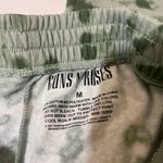 guns n' roses NWT M Sweatpants Green Tie Dye Print New Elastic Waist Rock Band Y2K Photo 4