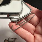 Handmade Glass Christmas Holiday Brooch Pins Lot Of 2 Ice Skates / Angel Photo 4