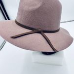 House of Harlow NWOT  1960 Mauve Purple Wool Felt Fedora Pinch Hat, One Size Photo 3