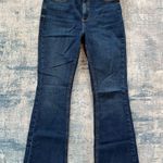 New Look Brooke Flare Leg Cut Off Hem Dark Wash Jeans Size 8 Photo 0