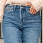 Judy Blue  Howdy High Waisted boyfriend fit Raw hem Jeans, size 9/29, Jb88108md Photo 1