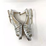 Cole Haan  Air Strappy Silver Slingback Sandal SZ 8 Photo 3