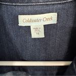 Coldwater Creek  blue denim button up jacket size 16 Photo 4