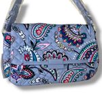 Vera Bradley NWT Makani Paisley Lilac Purple Quilted Iconic Shoulder Bag Purse Photo 5