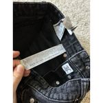 ZARA  - US 4 Faded Black Button Fly‎ Cut-off Jean Booty Shorts 77302 Photo 2