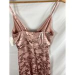 Lulus New  Dress Radiant Refinement Dusty Rose Satin Jacquard Maxi Dress size XS Photo 6