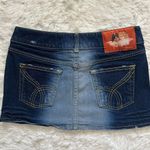 Fiorucci Skirt Micro Mini Y2K Distressed Denim Embellished Juniors Sz 5 Photo 0