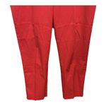 Talbots  The Perfect Crop Red Ankle Chino Pants Red Holiday Size 12 Office Photo 2