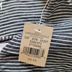 American Eagle  Soft & Sexy Black and White Striped Long Sleeve T-shirt N… Photo 8