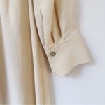 Vince Shaped Collar Dolman-Sleeve Dress White Sand Photo 5