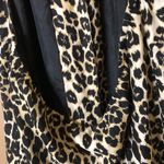 Tamara Mellon Silk‎ Blend Button Front Backless Halter Dress Leopard Print Black Size 8 Photo 10