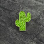 Metal Cactus Don’t be a prick decorative pin gold/green‎ Gold Photo 7