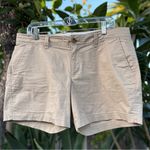 Old Navy  Tan Flat Front Classic Chino Shorts Size 10 Photo 0