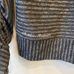 Outdoor Research Striped Women's Mikala Long Sleeve Henley Top Black Gray Large Photo 6