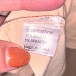 NWT Bestisun Women's Peach Long Sleeve Workout‎ Crop Top Size Medium Tan Photo 5