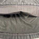 Coated Black Pleated Swing Skirt Gardenia Size 10 Runs Small (26” waist) Photo 8