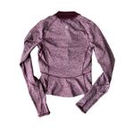 Lululemon Always Alert 1/2 Zip in Heathered Garnet Photo 7