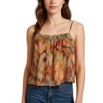 Out From Under for Urban Outfitters Boho Smocked Cami Tank Top Size L Photo 0
