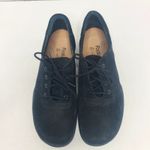 Birkenstock Footprints Women's Black Suede Lace Up Shoe EU 40 US 9 Narrow Photo 4