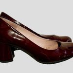 Burgundy Patent Leather Pumps Red Size 8 Photo 3