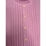 American Vintage 1960s Bleeker Street Pink Pintuck Mod Shift Dress high neck sleeveless medium Photo 2