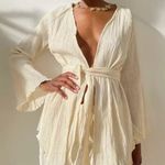 Savannah Morrow NWT The Label The India Belted Organic Cotton Kimono Size M Photo 7