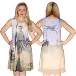 Her Universe  Women's Star Wars Rey Mesh Graphic Print Swing Dress Photo 1