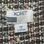 Vintage Koret Textured Boucle Tweed Button Lined Plaid Blazer 14 Career Office Photo 5