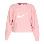 Nike Dri-FIT Get Fit Training Sweatshirt Pullover Oversized Cropped Blush Pink L Photo 3