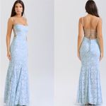 House Of CB  'Joan' Bluebell Lace Up Back Maxi Dress NWOT‎ Size S Photo 9