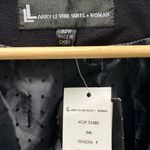 Larry Levine Suits 3-Piece Ensemble Coat Skirt Pant Navy Size 32W New Photo 9