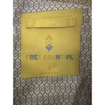 Free Country  Water Resistant Hooded Packable Rain Jacket Yellow Size Small Photo 6