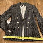 Veronica Beard  Pinstripe Beacon Dickey Jacket linen cotton blazer size 0 Photo 11