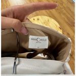 Miss Circle Floral Strapless Corset Cutout High Slit Satin Gown Beige Women's XS Photo 2