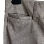 Y2K New York & Co Women Pants 2T Brown Flare Leg Pocket Gold Metallic Thread Brown Size 2 Photo 5